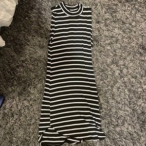 High neck tight dress